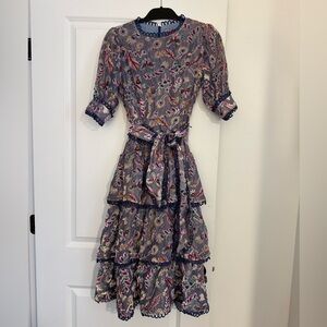 CeliaB Multicolor Floral Long Sleeve Dress